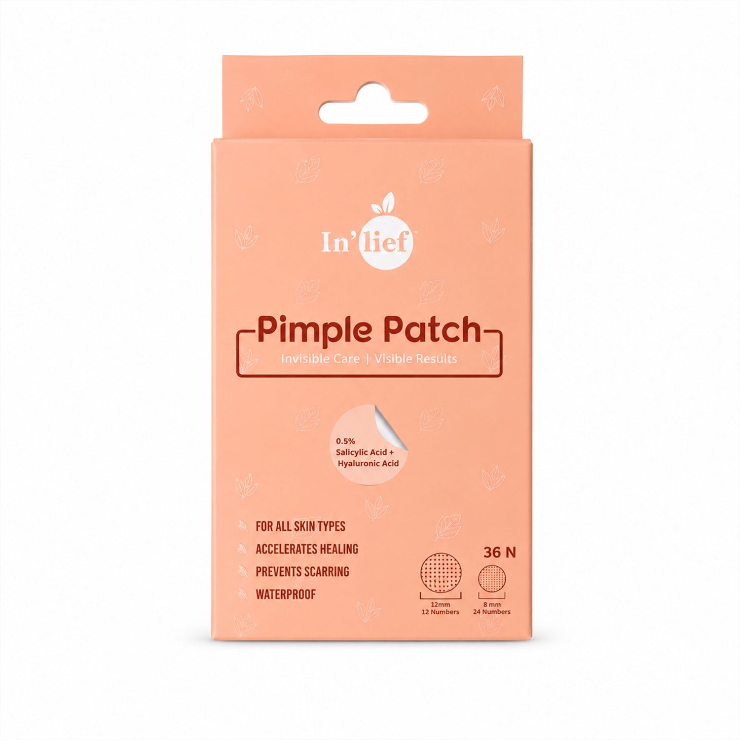 Inlief Pimple Patch Set With Salicylic Acid For Acne And Pimple Care (1 Set)