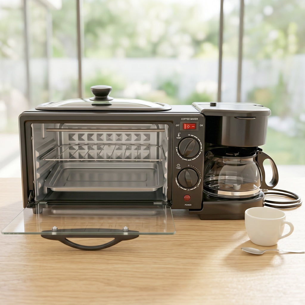 Suta 3 In 1 Breakfast Maker  Compact Kitchen Multi-functional Appliance