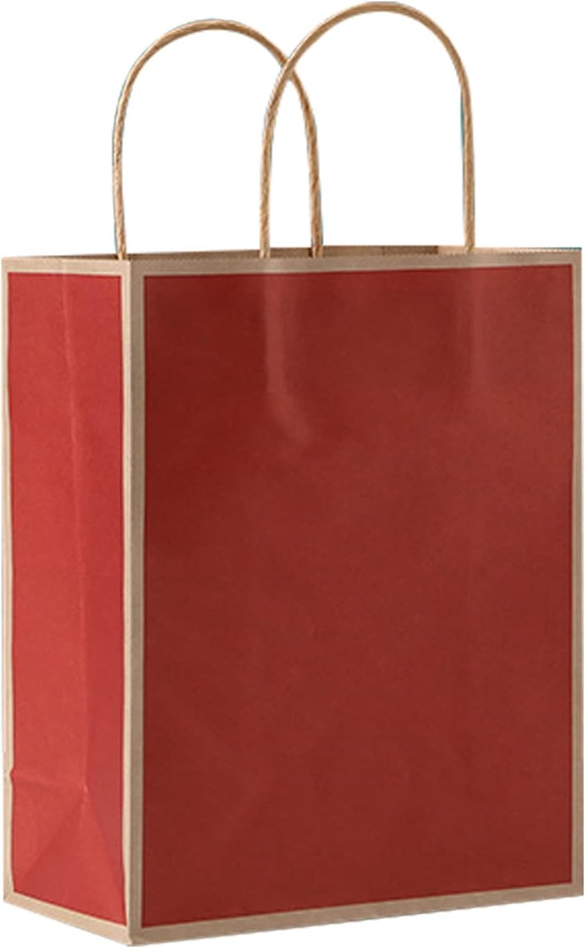 Small Size  (21 X15 X8 cm) Paper Bags With Handle Gift Paper bag, Carry Bags, gift For Valentine Gifting, marriage Return Gifts, Birthday, Wedding, Party, Season's Greetings - Image 3