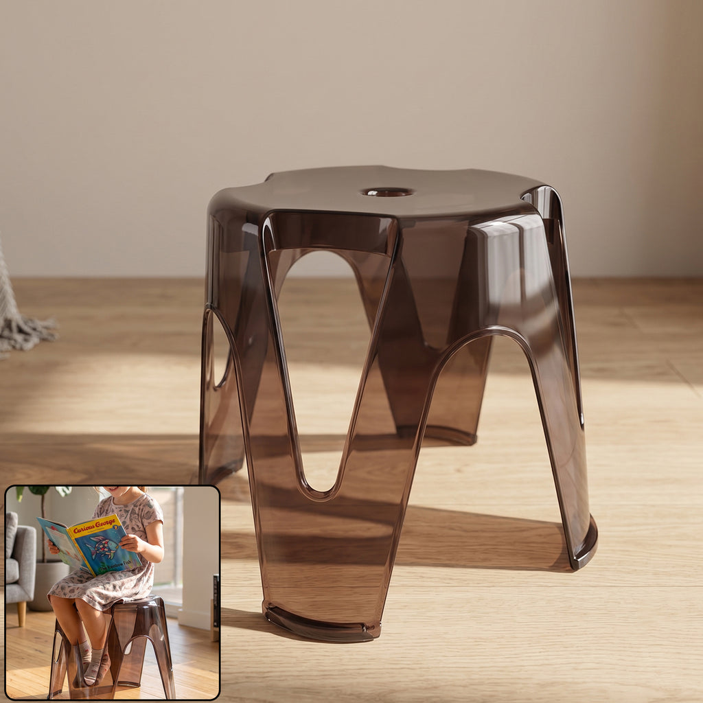 Strong Durable Plastic Sitting Stool For Home Bathroom And Outdoor Use (1 Pc)