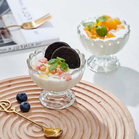 5341 Serving Dessert Bowl Ice Cream Salad Fruit Bowl - 6pcs Serving Dessert Bowl Ice Cream Salad Fruit Bowl - 6pcs ( Brown Box)