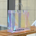 Transparent  Laser Bag | Premium Clothing Store Shopping Bag |  Style Gift Carry Bag for Boutique, Retail & Gifting - Image 3