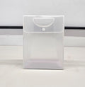 pack of 24pcs Translucent Gift Bag with Handle (18 x 23 x 13 CM) | Premium Semi Transparent Carry Bag for Gifts, Hampers, Wedding Return Gifts, Birthday & Festive Packing