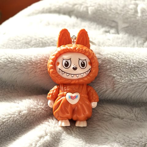 Cartoon Character Face Changing Toy With Key Holder Keychain (1 Pc)