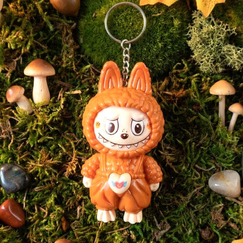 Cartoon Character Face Changing Toy With Key Holder Keychain (1 Pc)