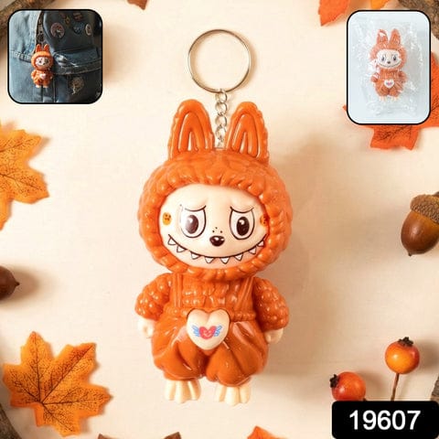 Cartoon Character Face Changing Toy With Key Holder Keychain (1 Pc)