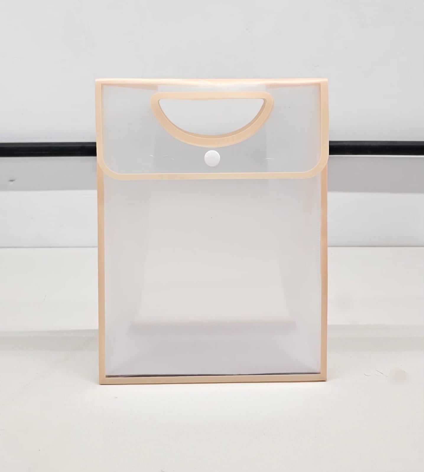 Translucent Gift Bag with Handle (18 x 23 x 13 CM) | Premium Semi Transparent Carry Bag for Gifts, Hampers, Wedding Return Gifts, Birthday & Festive Packing - Image 6