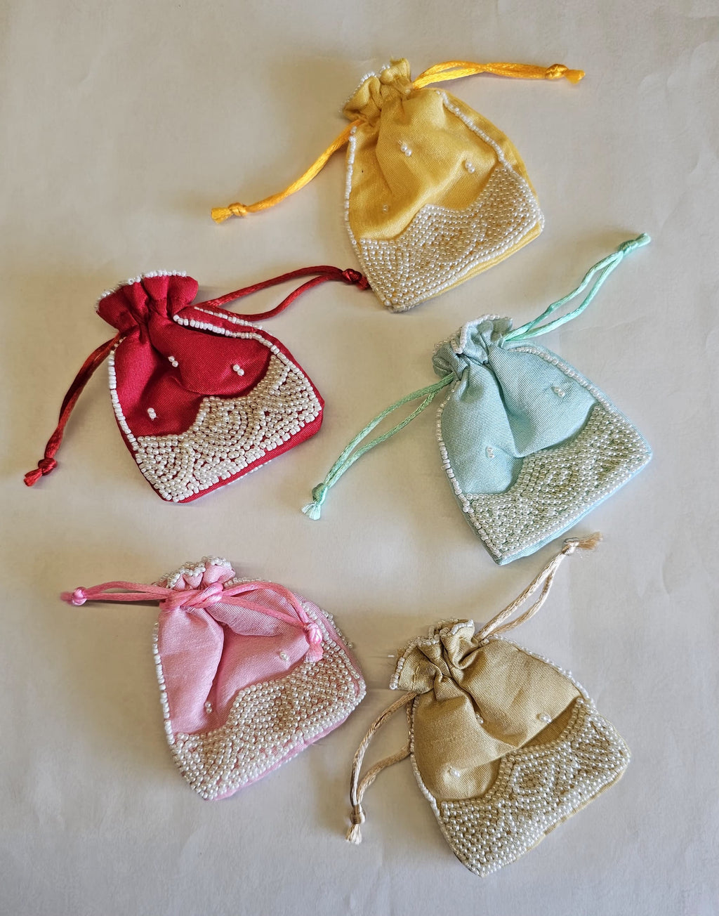 Small mini Jute Potli Bags Coin Pouch for Marriage, Return, Birthday Gifting | Handmade Bags for functions, Rakhi,Raksha bandhan,Gifts Packing, jewellery, Sweets, Dry fruits, chocolate, Party. - Image 1