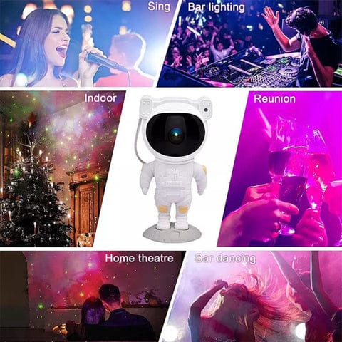 Premium Astronaut Galaxy Projector Night Light With Remote Control