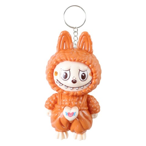 Cartoon Character Face Changing Toy With Key Holder Keychain (1 Pc)