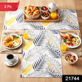 2 In 1 Reversible Dining Table Placemat (2 Pc  Small  Big)