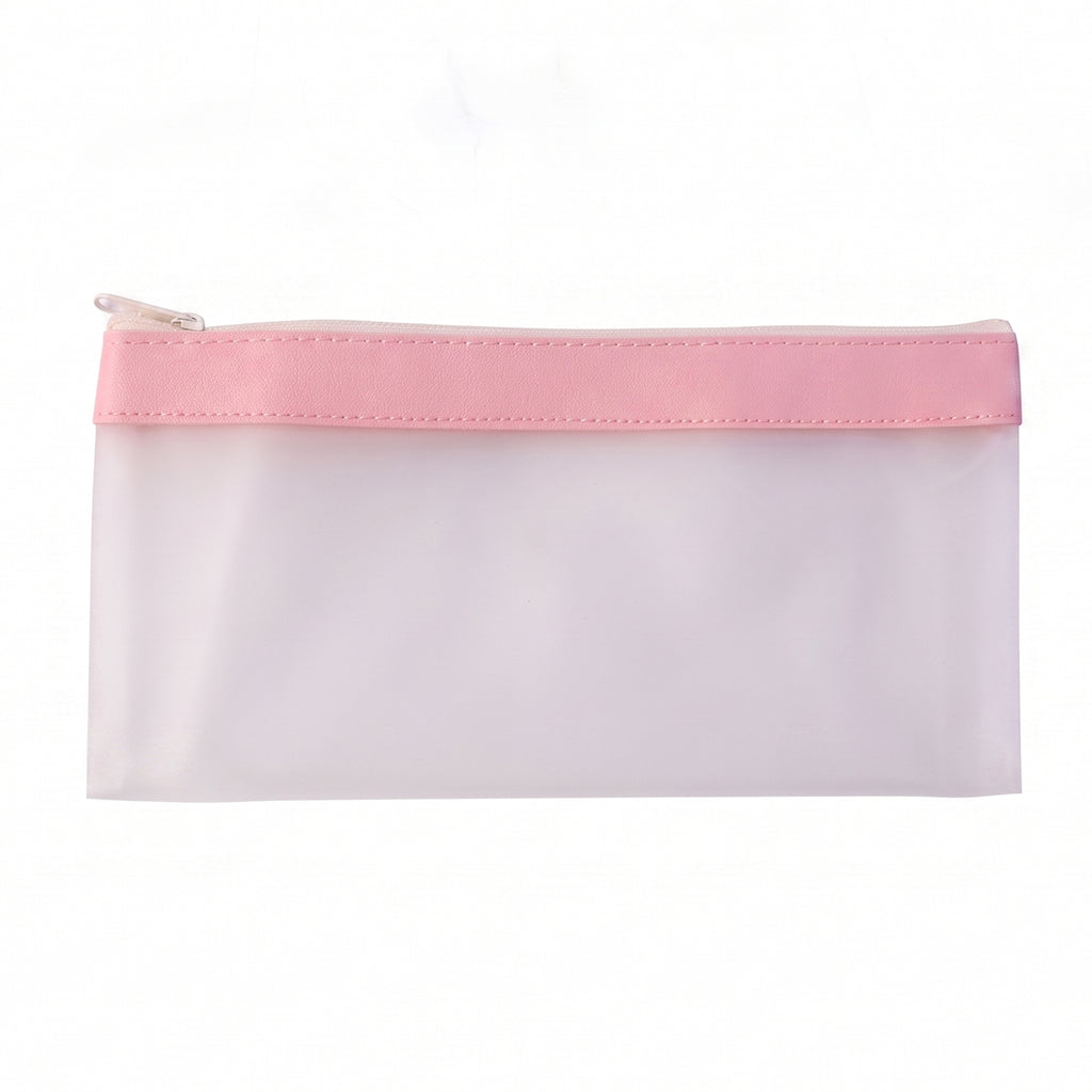 Transparent Multipurpose Zipper Pouch Bag (1 Pc)