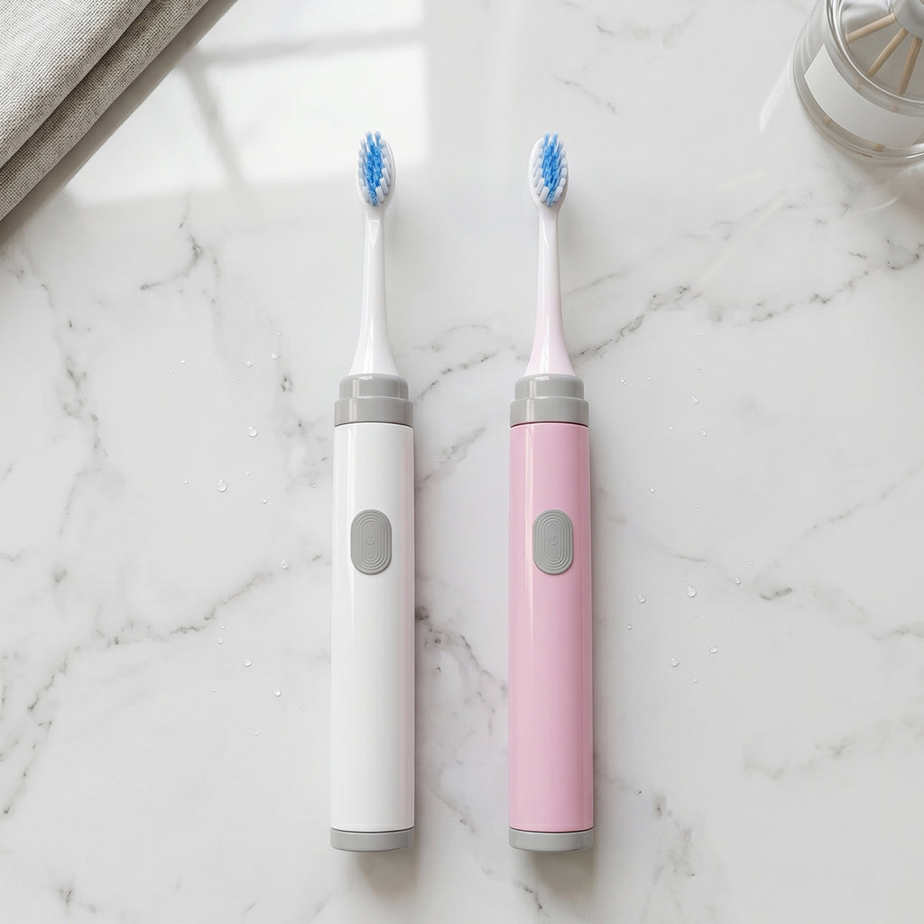 Kids Electric Toothbrush Set With Multiple Replacement Brush Heads (1 Set)