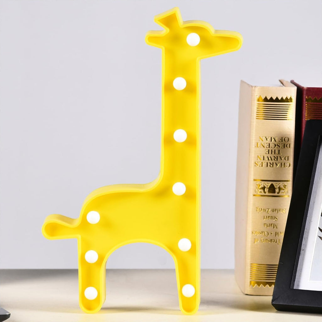 Giraffe Shape Led Decorative Night Light (1 Pc)