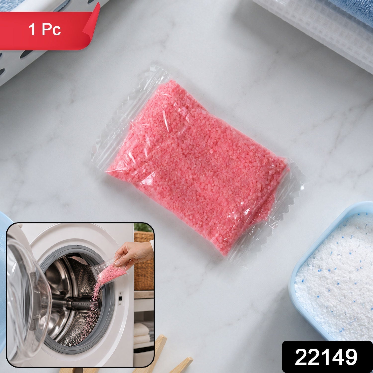 Washing Fragrance Powder Cleaner Deep Cleaning Descaler For All Machines (1 Pc)