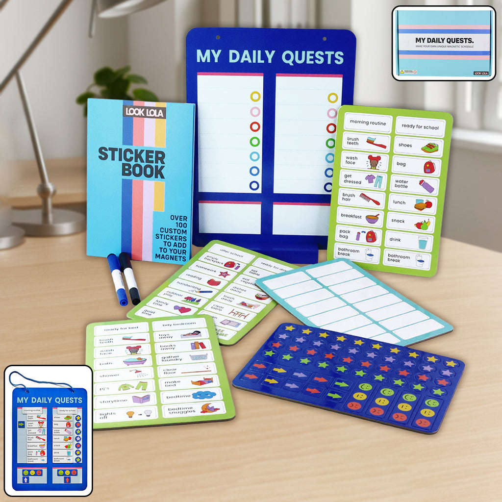 Magnetic Board Sticker Book  Activity Cards (1 Set)