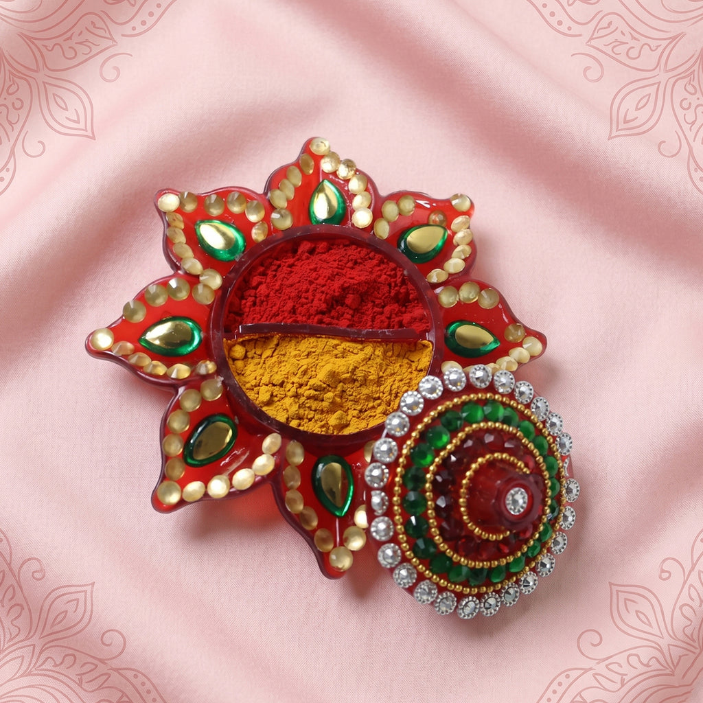 Handwork Decorative Kumkum Dani (1 Pc)