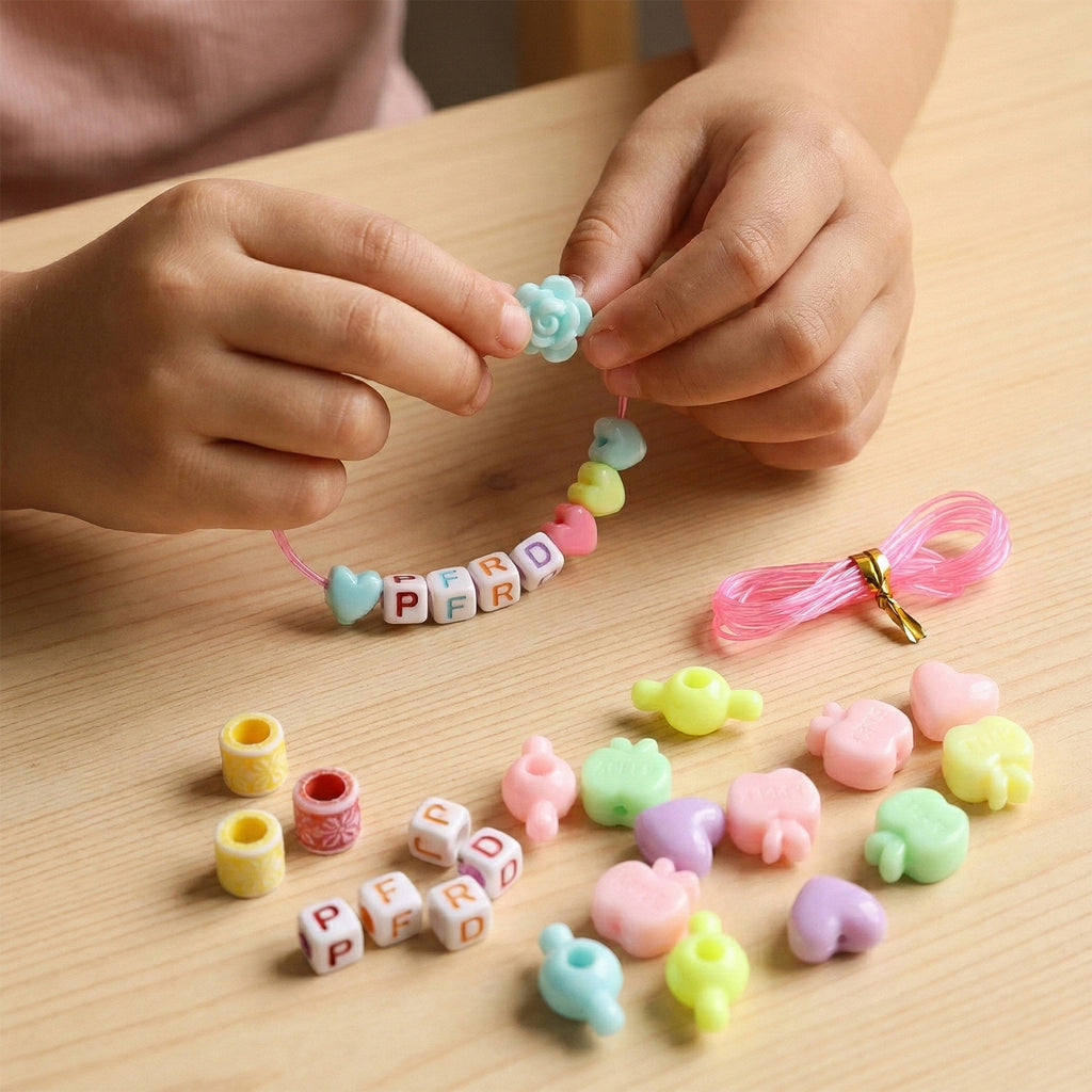 Diy Beading Jewellery Making Kit For Kids (1 Set)