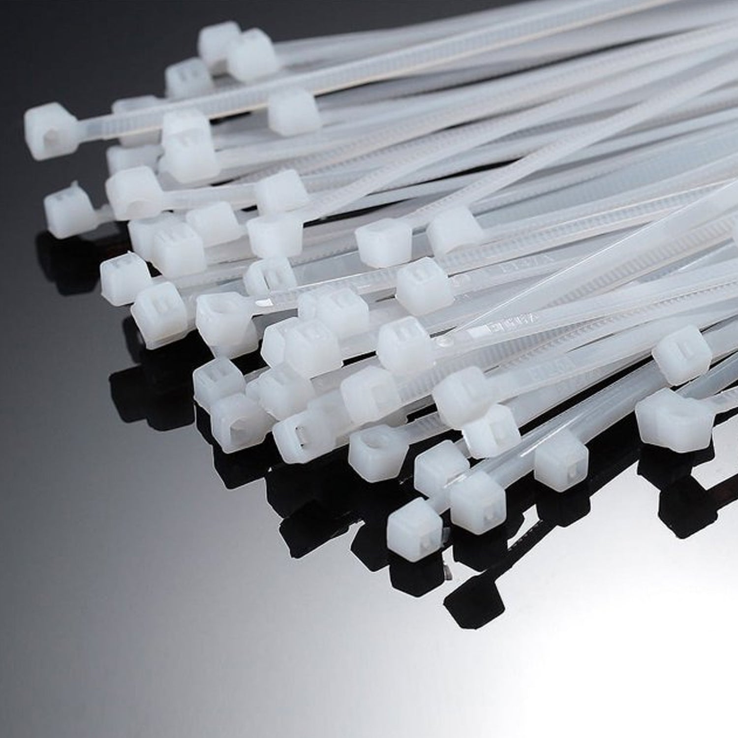 3139 6inch Nylon Self Locking Cable Ties Heavy Duty Strong Zip Wire Tie. Pack Of 100