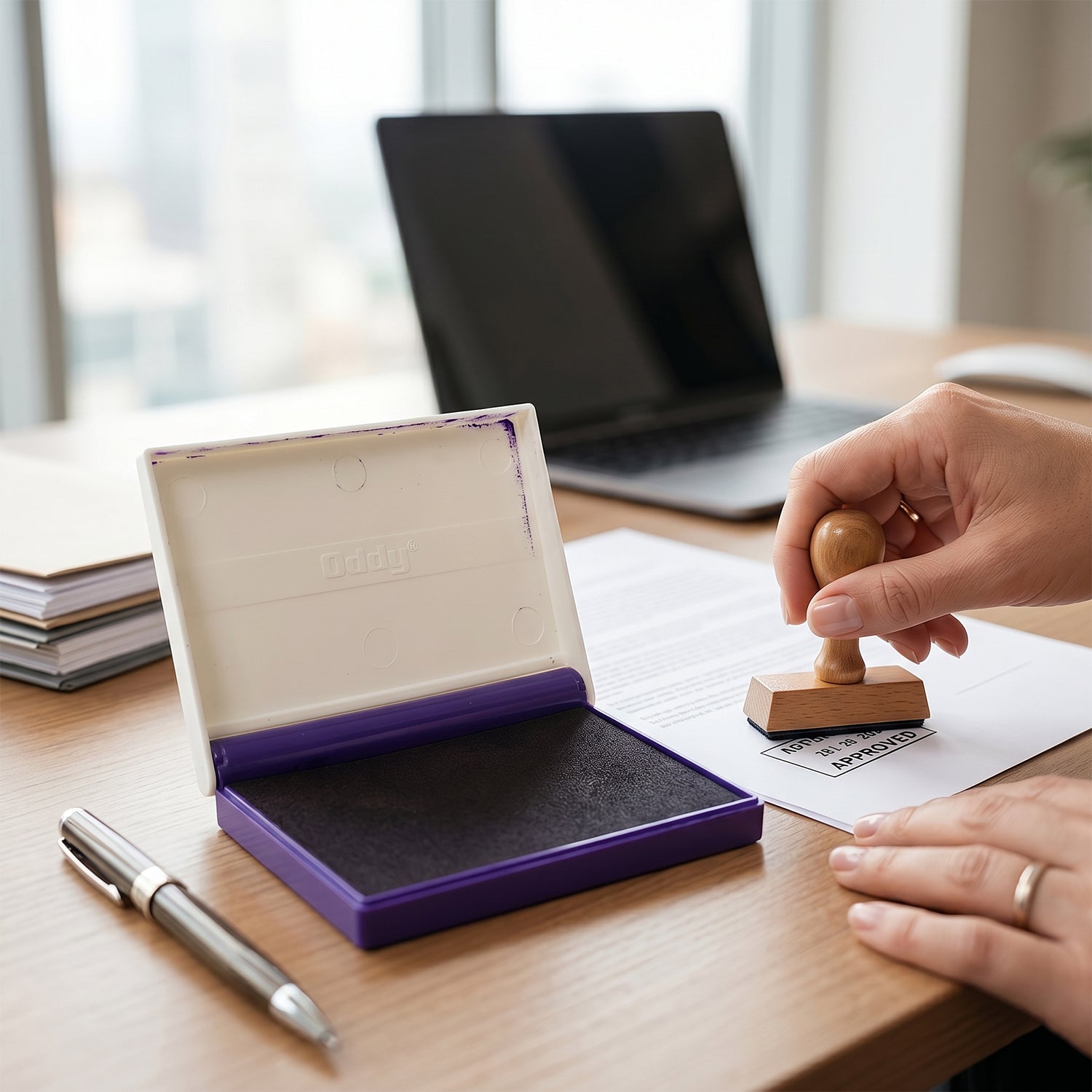 Oddy Premium Ink Stamp Pad For Office (1 Pc)