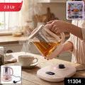 Suta Electric Glass Kettle 2.3l Tea Maker With Infuser And Temperature Control (1 Pc)