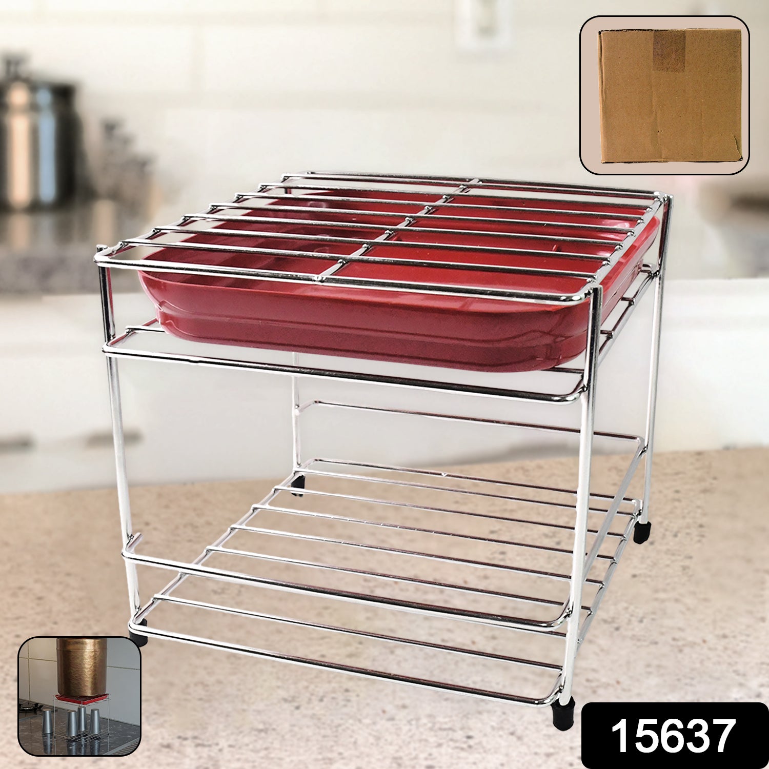 Premium Stainless Steel Multipurpose Utensils Storage Stand Set