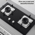 Aluminum Gas Stove Burner Protector Covers (10 Pc  23x23 Cm)