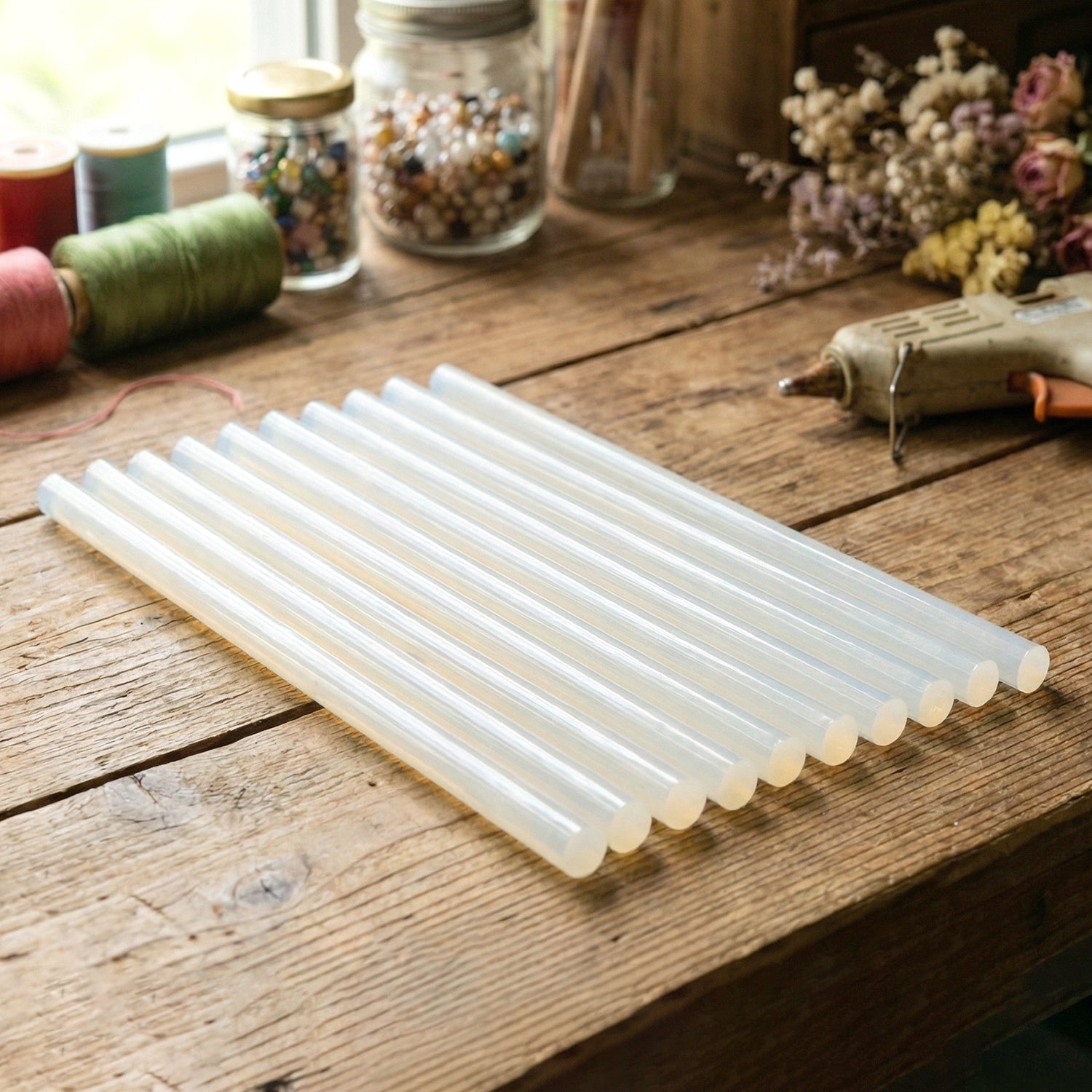 Heavy Duty Hot Melt Glue Sticks (10 Pc 29 Cm)