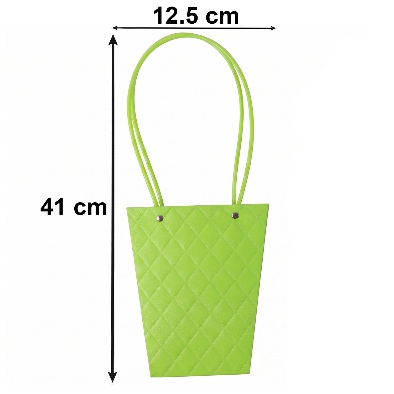 Stylish Foldable Flower Packaging Bag With Handle For Bouquet And Gifting (1 Pc)