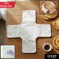 Pure Cotton Roti Mate Cloth Round Roti Cover (51  51 Cm 1 Pc)